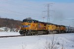 UP 9448 with two sisters in a throwback type of lashup